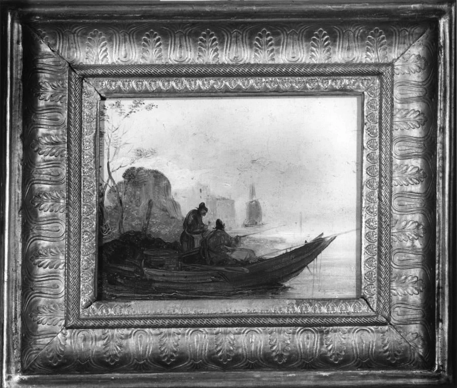 Paesaggio con pescatori